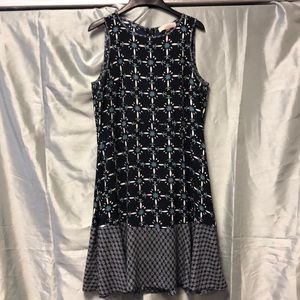 Multiple pattern, free flowing, Loft Dress